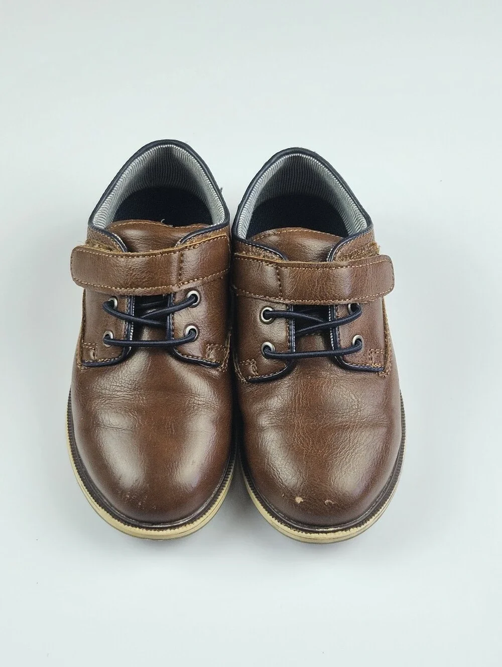 Brown Leather Boys Dress Shoes